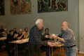 Sunday<br />John Rosenstock hands over an award to Thger Harder