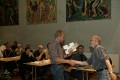 Sunday<br />John Rosenstock hands over an award to Ove Bangsmark